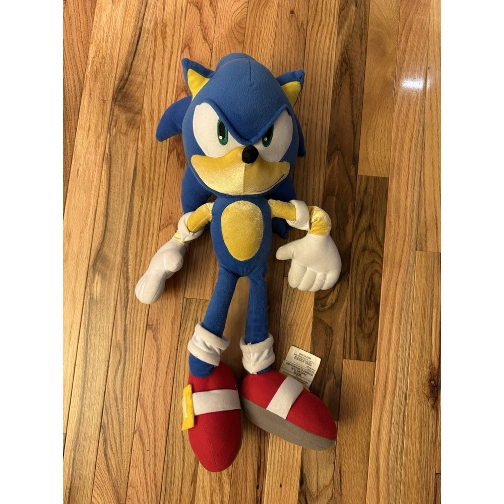 SEGA Sonic the Hedgehog Plush Doll Stuffed Animal Toy 24" Large Jumbo Big